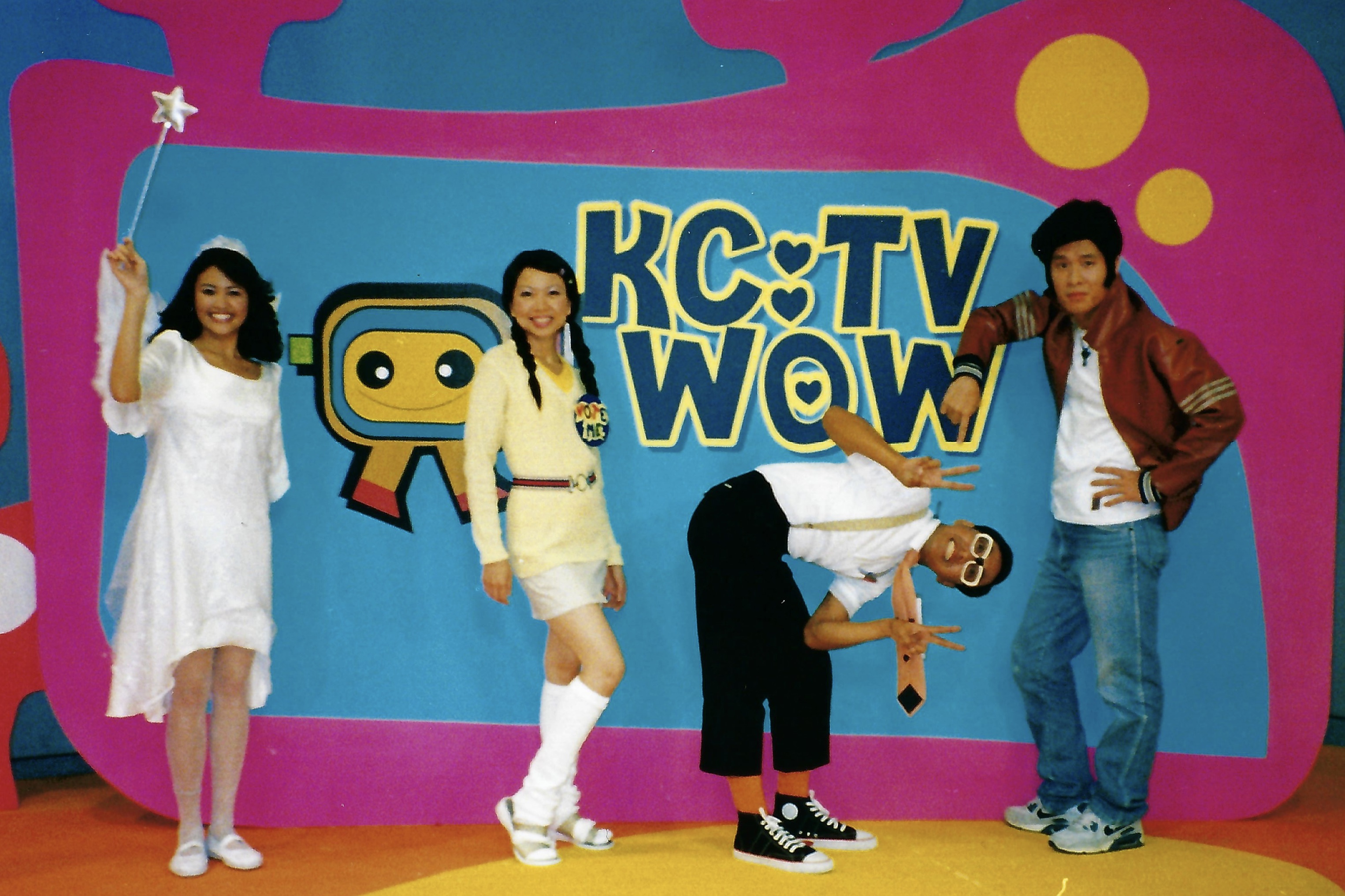 Actors on the set of KCTV Wow kids' show